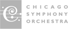 Gray Visual of the Chicago Symphony Orchestra Logo.